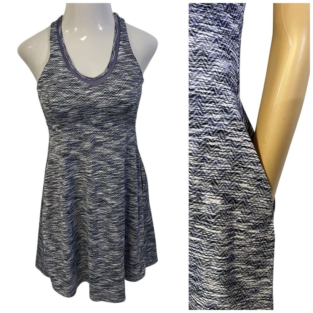 Mondetta Performance Gear MPG Dress Women Sz S Athleisure Racerback Sporty Gray